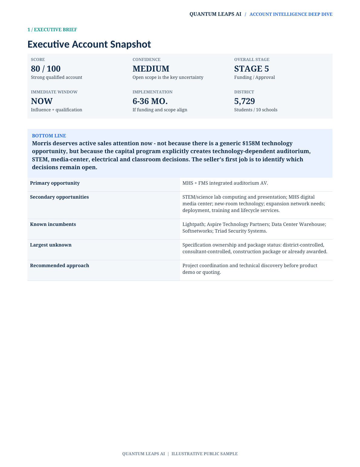 Account Executive Brief cover or report preview