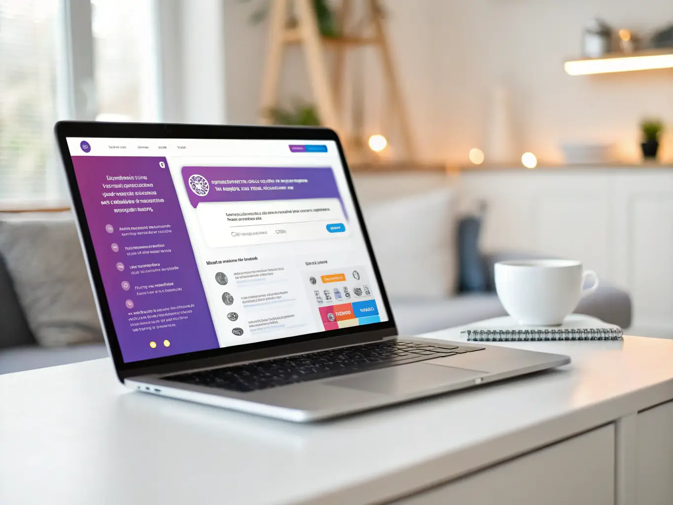 An intelligent chatbot interface seamlessly integrated into a website, demonstrating Quantum Leaps AI's chatbot creation capabilities, with a focus on automated customer support and lead generation for SMBs.